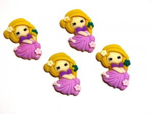 Серединка 3D "Рапунцель", 3,3 см